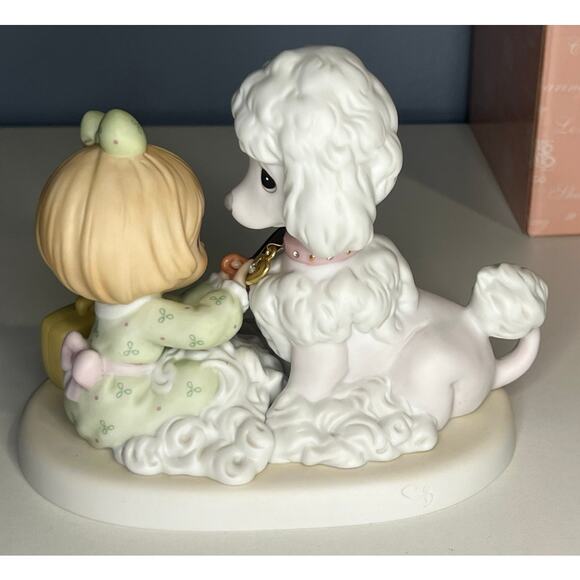 Vintage Precious Moments Porcelain Figurine "Loving, Caring And Shearing" - Picture 2 of 9